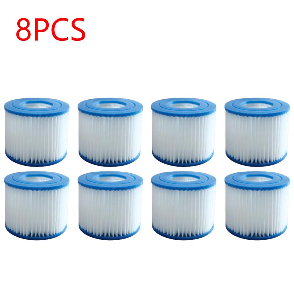 1-15pcs Type VI Spa Filter Cartridge Soft Rubber Ends Pool Filter Replacement Reusable Swimming Pool Filter for Swimming Pools