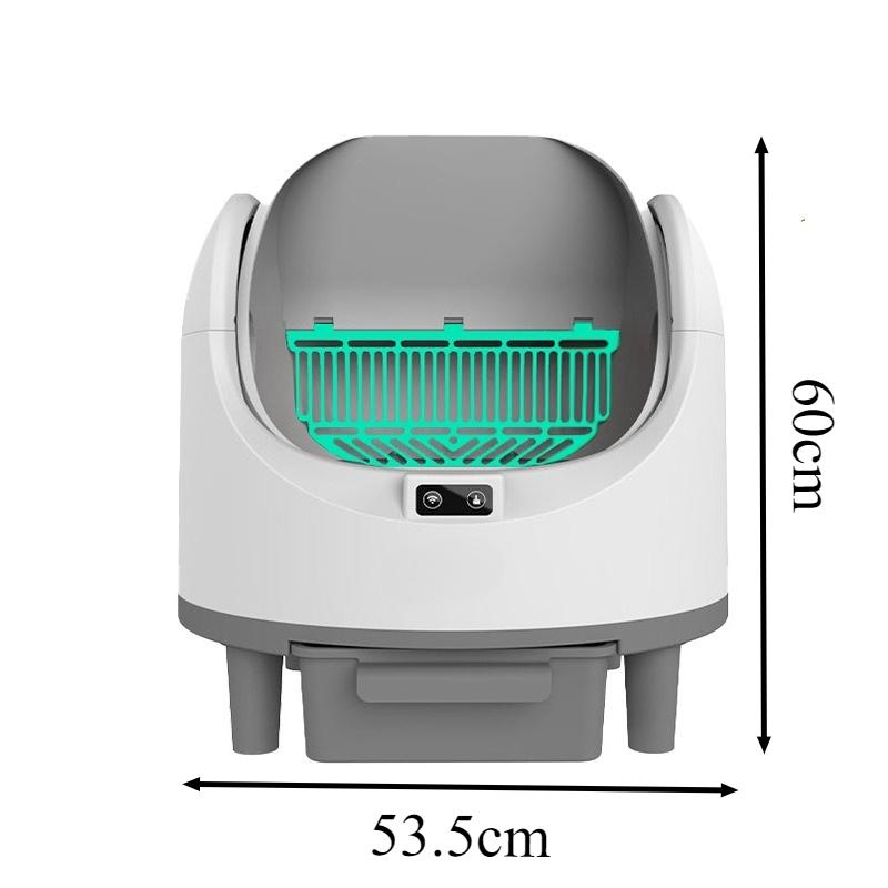 

Automatic Cat Litter Box Oversized Splash-proof Cat Sandbox Pet Cats Anti-Odor Cleaning Litterbox Pets Toilet Products Supplies