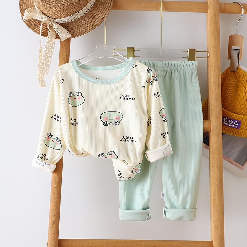 Autumn/Winter Pajama Set for Kids: Boys & Girls Long Sleeve Sleepwear