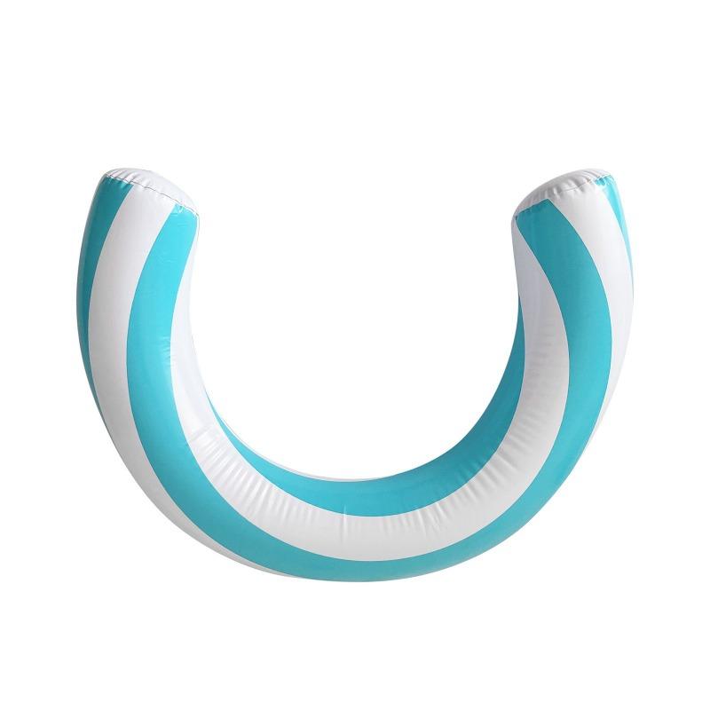 New Inflatable Circular Swimming Ring, Inflatable Curved Swimming Pool Surface, Swimming Pool Float 60*75CM