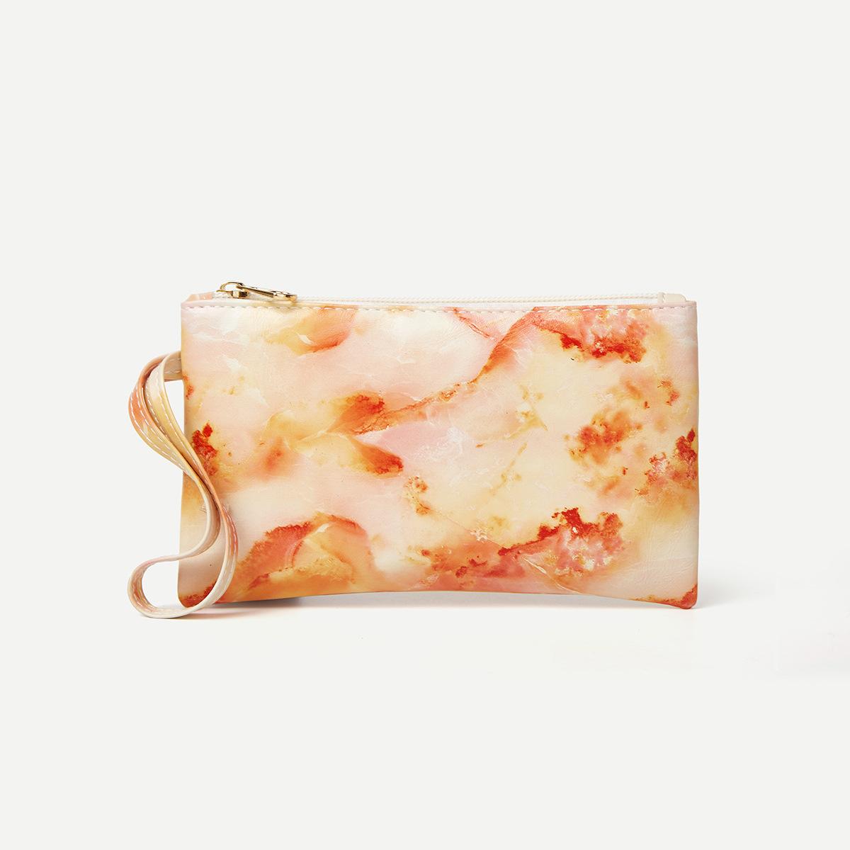 

Женский клатч из искусственной кожи с мраморным узором, сменная женская сумка, клатч из водонепроницаемой ткани