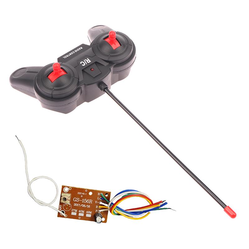 1 Set Car Accessories 27Mhz Circuit 4Ch Rc Remote Control Pcb Transmitter And Receiver Board With Antenna Radio System