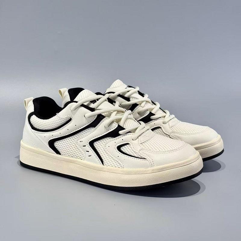 

New Men s Sneakers Skate Shoes Casual Shoes Trendy Outdoor Versatile Anti Slip Breathable Four Season Outdoor Board Shoes 44 бежевый