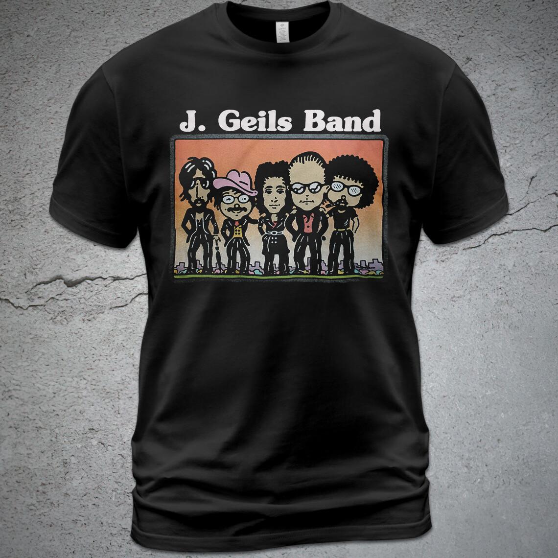 Cotton T-shirt The J Geils Band Album Freeze Frame Album Tee J. Geils Peter Wolf XXL