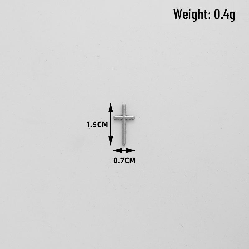 Нержавеющая сталь, кулон-крест, ожерелье, ретро-панк стиль