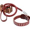 Heavy and Duty Large Dog Leash Genuine Leather Braided Dog Training Leash for Shepherd Medium Large Dogs Pet Supplies