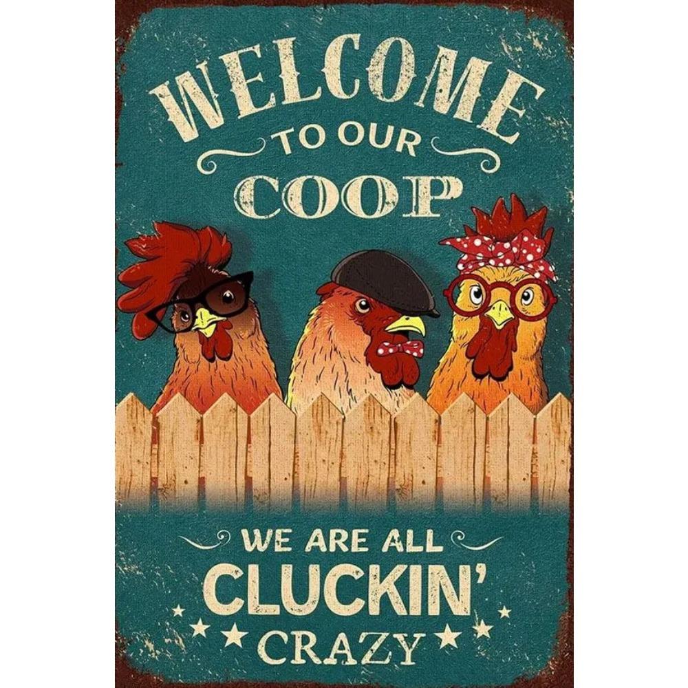 Retro Vintage Metal Sign Wall Art Decor 20x30cm