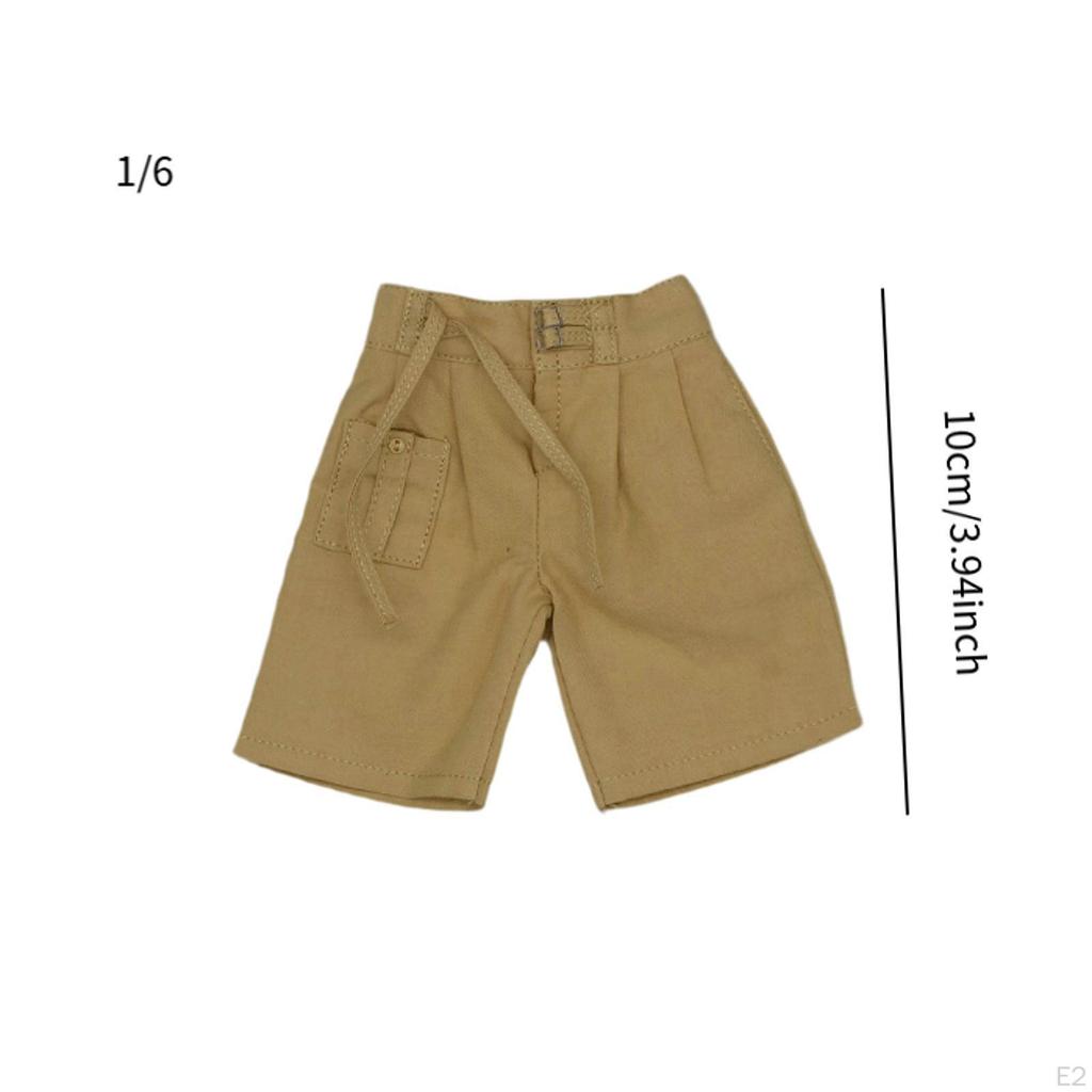 1/6 Male Action Figures Short Pants Costume Stylish Dress up Cosplay Accessories Outfit Doll