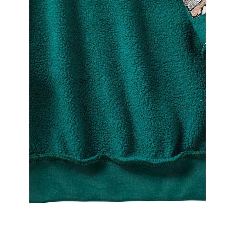 Kids' Coat Fleece-lined Male Baby Stand Collar Zip-up Shirt