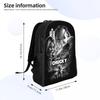 Bride Of Chucky Laptop Rucksack Herren Damen Mode Schultasche für Schüler Studenten Killerpuppe Chucky Taschen