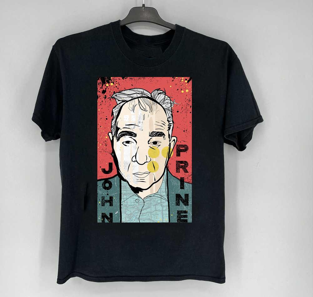 JOHN PRINE Schwarzes T-Shirt Unisex T-Shirt Alle Größen S Bis 5XL BO1783 Unisex T-Shirt