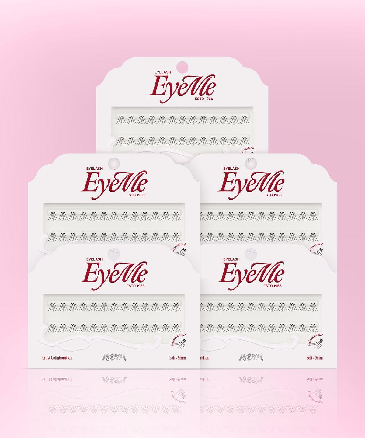 Aimi X Sang-eun Unnie Single-Strand Eyelash 5-Pack Set (Select 5 from 7 Types) Light 9mm