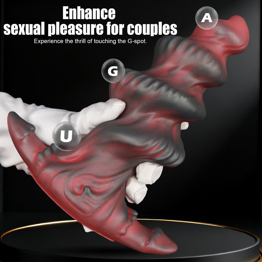 Unisex Wearable Threaded Anal Plug - Liquid Silicone Easy Insertion Anal Dilator Massage Adult Toy