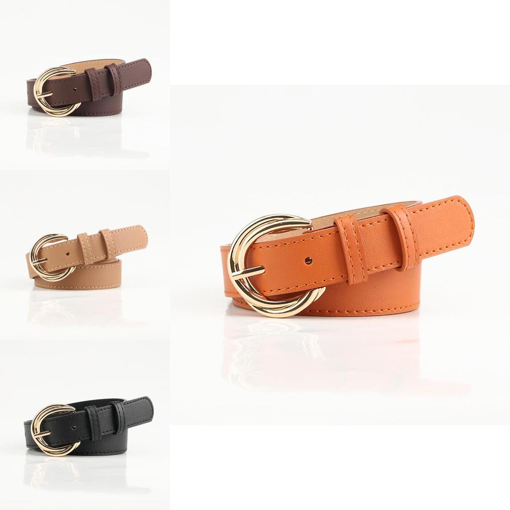 Elegant Womens Faux Leather Belt With Alloy Closure For Daily Wear And Fashion Styling