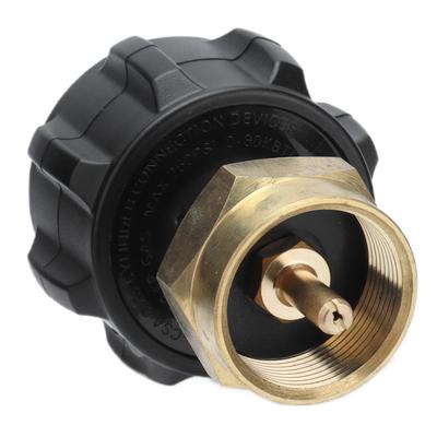 Refill Adapter Tank Sylinder Kobling Gass Propan Regulator Ventil tilbehør QCC1 POL