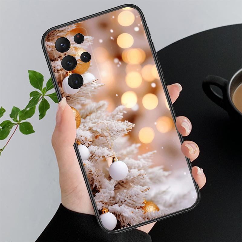 Christmas Tree Ball Phone Case For Samsung A55 A16 A56 A36 A35 A15 A53 A54 A33 A34 A25 A05S A52 A52S A14 A24 A26 A71