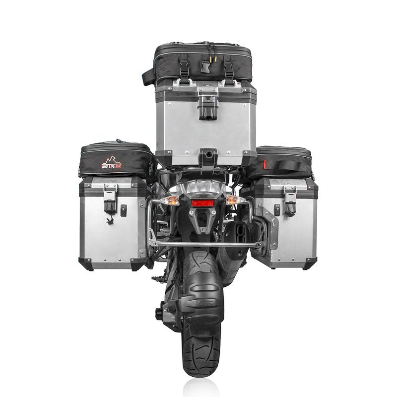 Universal Top Box Panniers Bag Case Luggage Bags For BMW R1250GS For KAWASAKI For SUZUKI Side Rack Carrier Storage Bag For Honda