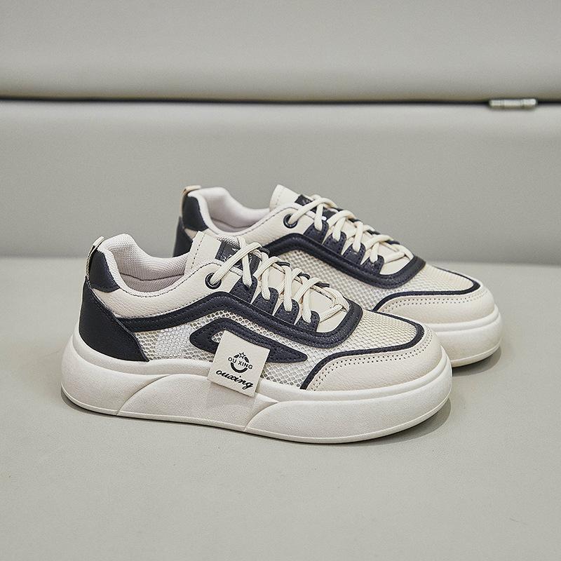Summer little white shoes new Korean version ins female students height increase breathable sports board shoes trendy casual shoes SH602