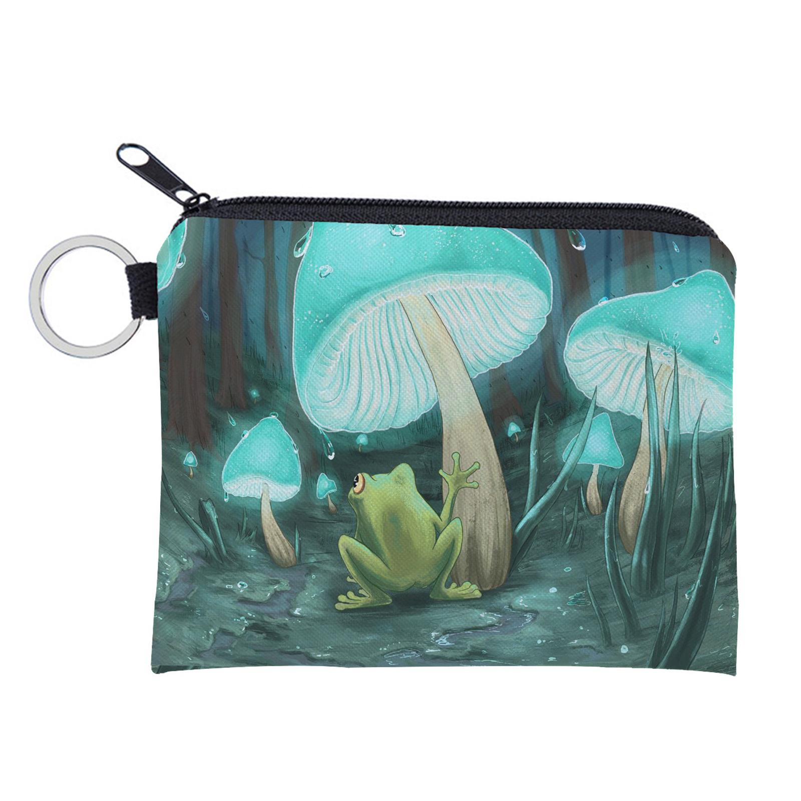 

Кошелек для монет с красочным принтом, держатель для карт, брелок, милый и удобный кошелек для монет, карт и ключей G