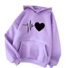 2025 autumn and winter European and American creative letters European and American men's and women's hooded sweater