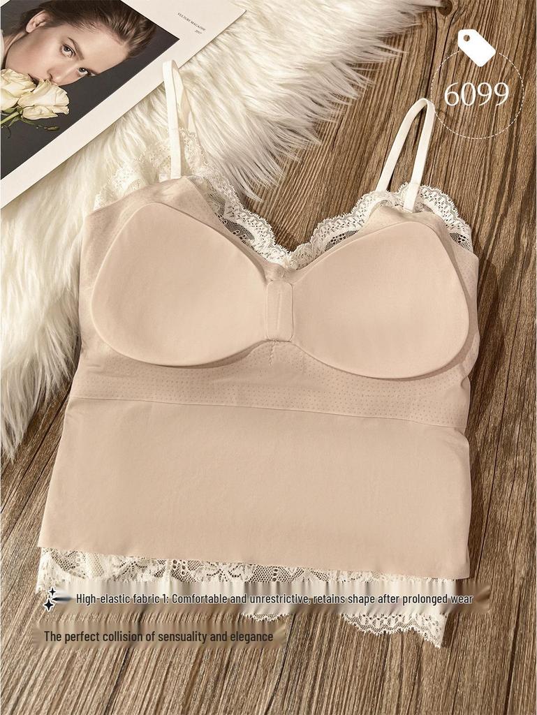 6099 Women's Lace Camisole Bra with Side Support - Spring/Summer Collection