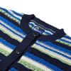 Penfield Mix Color Striped Knit Cardigan Blue_Fr2Kj01U