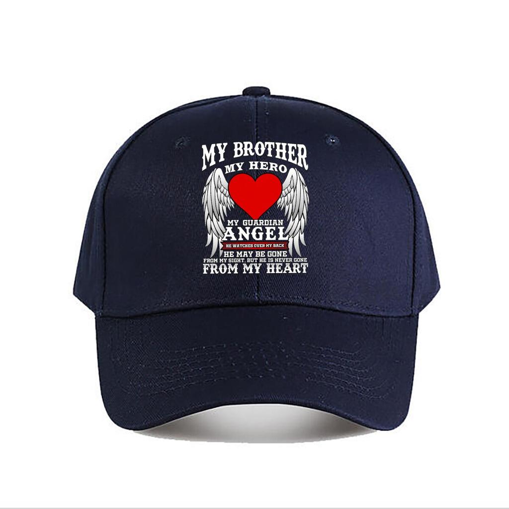 Brother Hero Guardian Angel Memorial Baseball Cap Fashion Unisex Sunhat Womens Outdoor Sports
