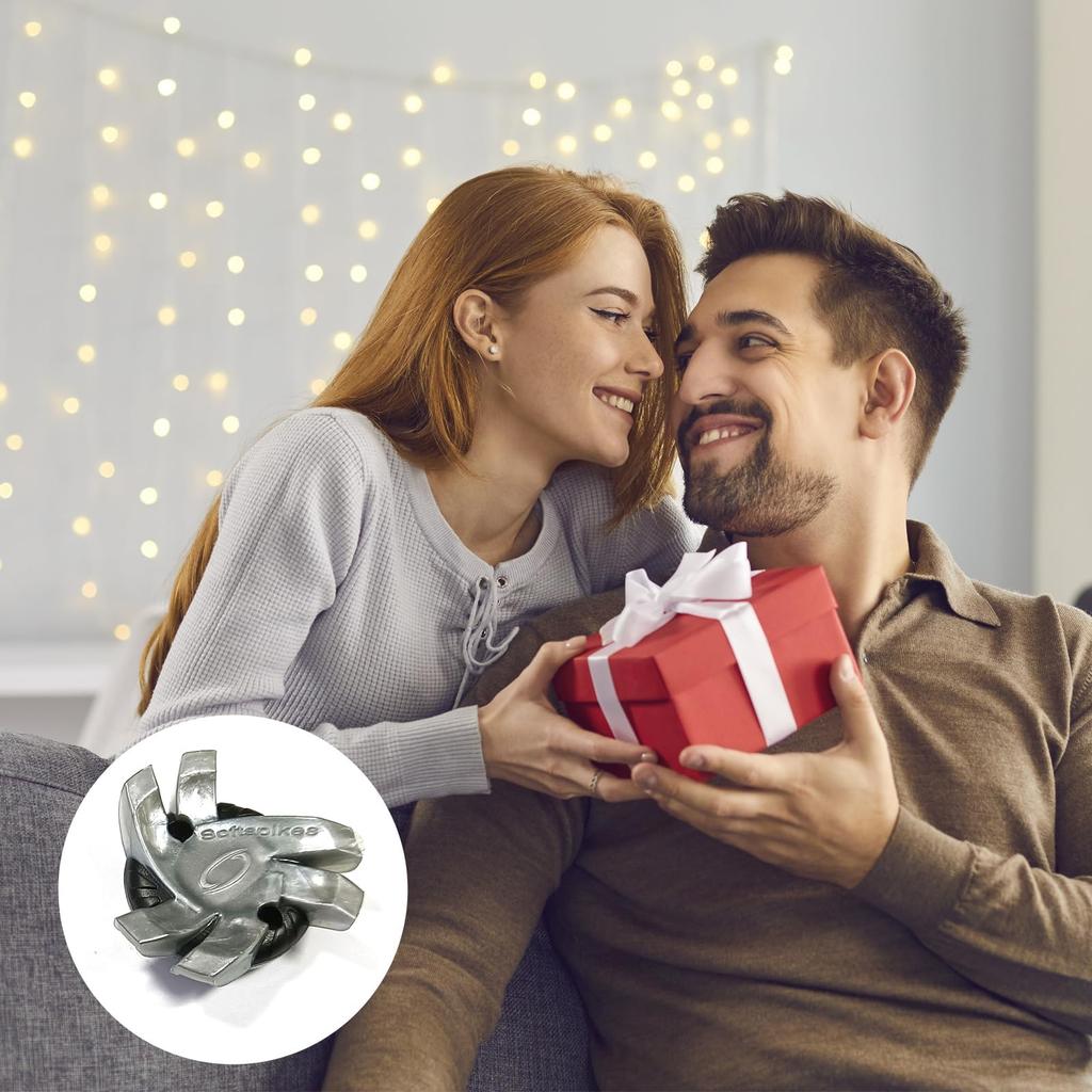 Pokumil Golf Shoes Spikes, 24 Pieces, Replacement Golf Shoes, Golf Shoes Studs, Non-Slip, Easy To Put On and Take Off, Spikes, Golf Shoes, Easy To