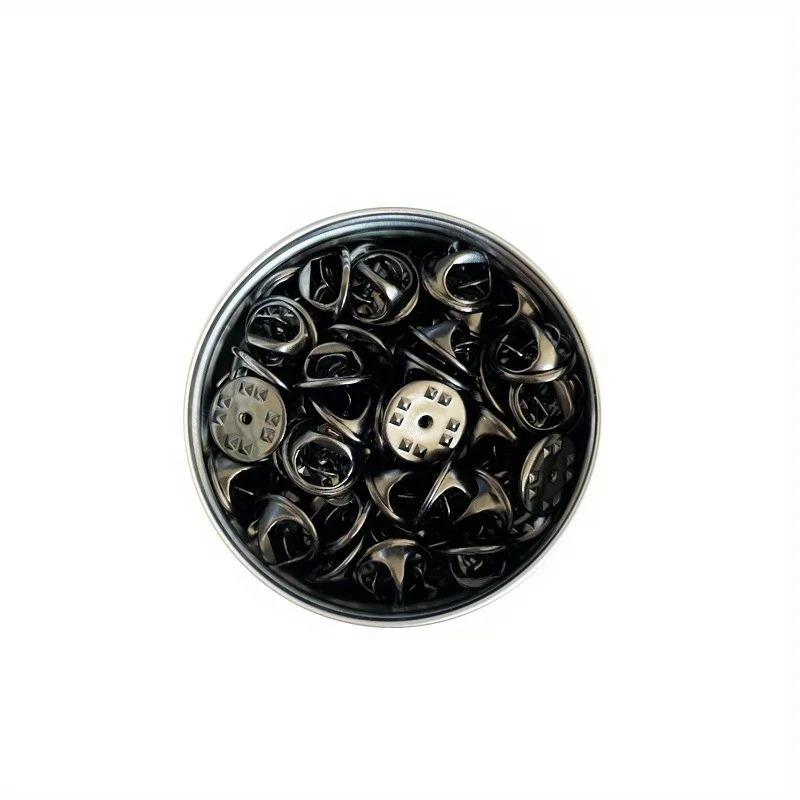 

50 шт. Медные значки Застежка-бабочка Игла для карточки Игла для лацкана Зажим Зажим для галстука Зажим для манжет Застежка для самодельных ювелирных изделий Silver античная латунь