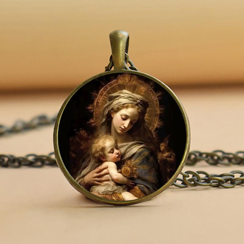 

Ювелирное ожерелье Девы Марии, Ожерелье Девы Марии Гваделупской, Кулон Девы Марии