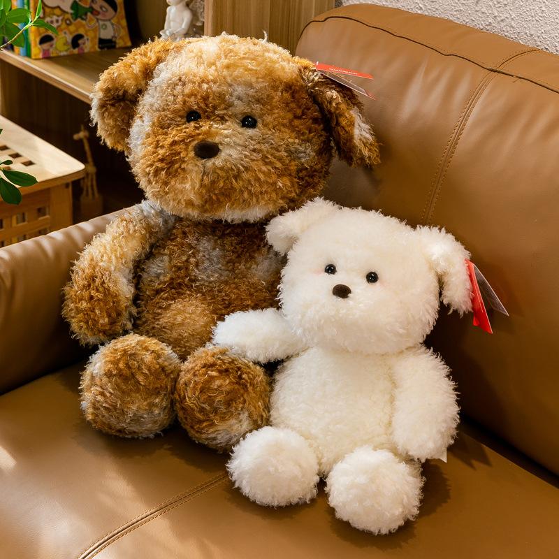 Creative New Jumping Dog Doll Texture Super Throw Pillow Super Soft Teddy Dog Doll Grab Machine Doll Gift