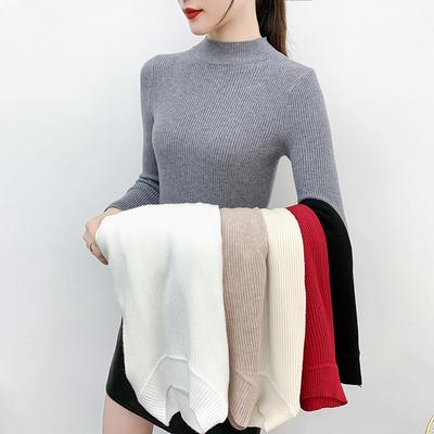 Neuer Herbst- und Winter-Rollkragenpullover für Damen, Süßer Langarmpullover zum Unterziehen und Überziehen