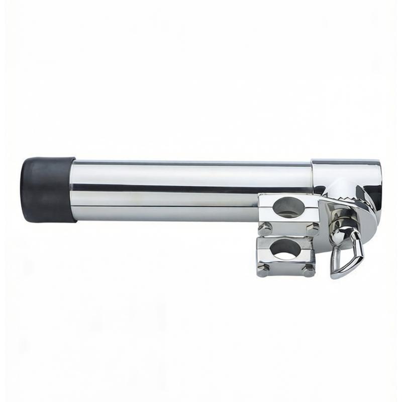 Fishing Rod Holder, Stainless Steel Clamp on Rod Holder, Rail Mount Fishing Poles Holder for Rails 22-25mm,25-32mm