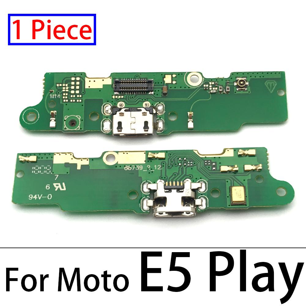 For Motorola Moto E4 E4T G3 G4 G5 G6 G7 Power E7 G8 Plus X4 One USB Charging Port Micro Dock Connector Board With Microphone