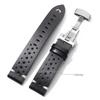 Handgefertigtes atmungsaktives Rindsleder Uhrenarmband 20mm 22mm Herren Damen Öl Wachs Echtes Lederarmband Schnellverschluss Schmetterlingsschließe Armband