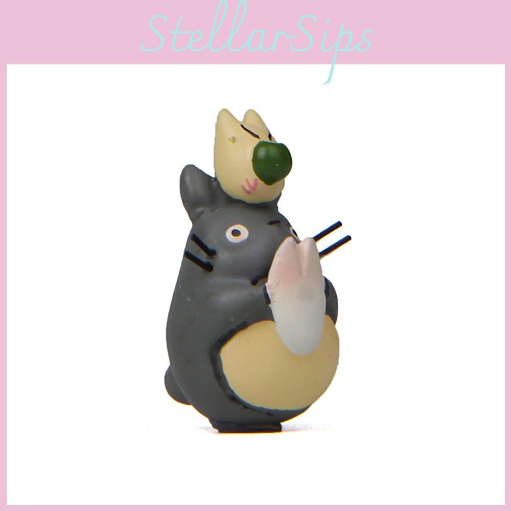 Cartoon My Neighbor Totoro Resin Miniature For Garden Decor And Gift Giving