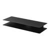 Yamazaki Jitsugyo (Yamazaki) Monitor Rack with a Focus On Neat Appearance Black Main Unit: W60 X D22 X H8cm Tower Monitor Stand Tabletop Keyboard