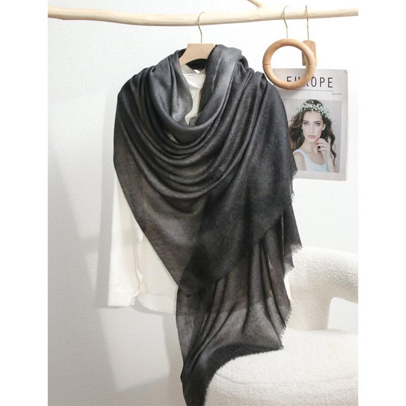 

Женский кашемировый шарф G·TENNA NX-C423 с ручной росписью и жаккардовым узором 200*90 CM