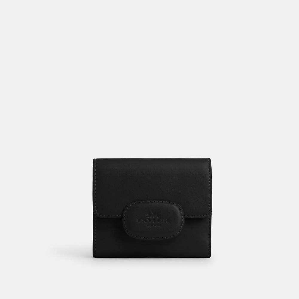 

Coach Eliza Small Wallet Gunmetal Black One Size