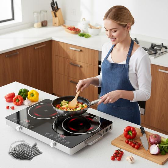 Cast Iron Fish for Cooking Natural Iron Supplement for Soups Stews Curries Reusable Rust-Proof Traditional Kitchen Tool for Enriching Food with Iron