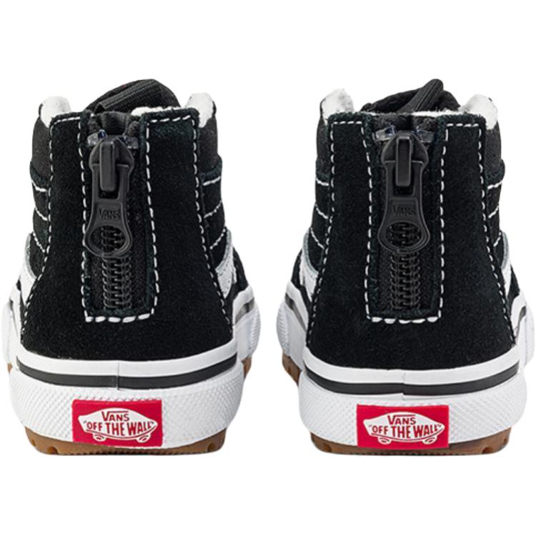 Vans MTE Sk8-Hi Classic Series Comfortable Versatile Trendy Warm Mid-Top Toddler Shoes Baby Sneaker Black VN000D0MBZW