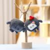 Tofu Stinky Plush Keychain Cartoon Doll Pendant Bag Decoration Toy Gifts Cute