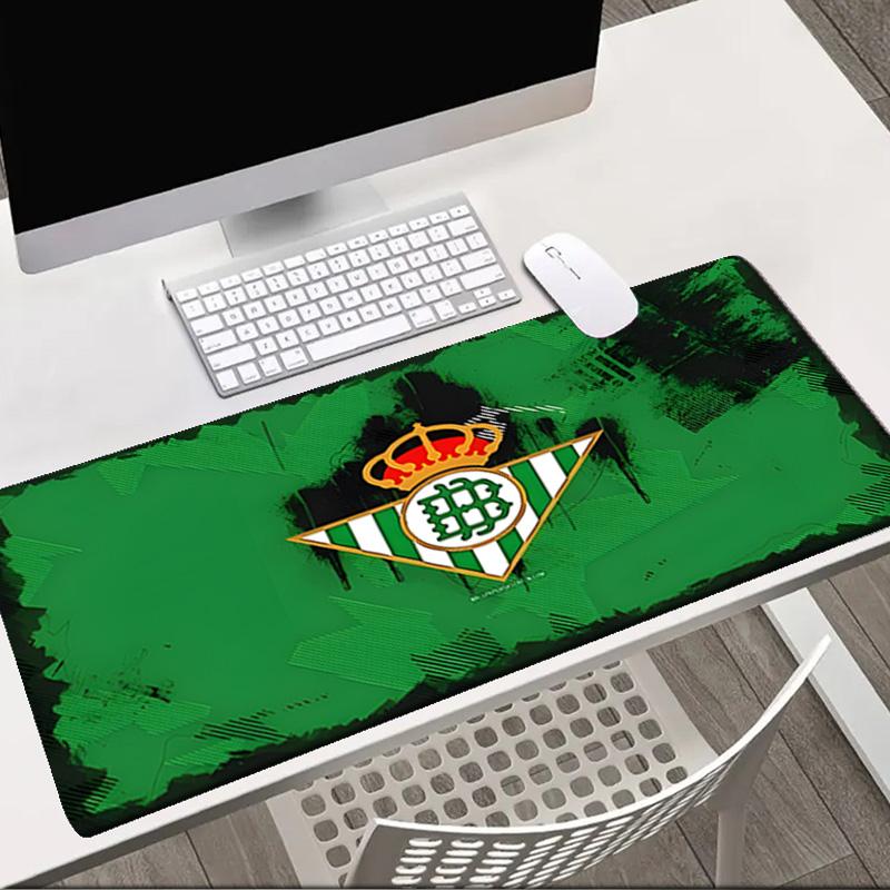 Real Betis Crest Artwork Mouse pad Office Desk Mat, Gaming Mouse Pad Mousepad, keyboard pad,Heavy-Duty Non-Slip Rubber Backing, Gift