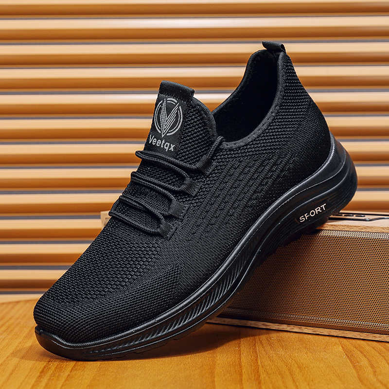 Fashion Thick Bottom Autumn-spring Sneakers For Man Woven Shoes For Man Luxury Shose For Mens Sports Maker Fitness Footwear Tenys
