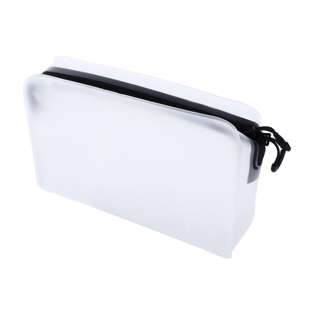 Organizer Bath Storage Female Storage Bag Matte Makeup Case Transparent Cosmetic Bag Soft Film Bag