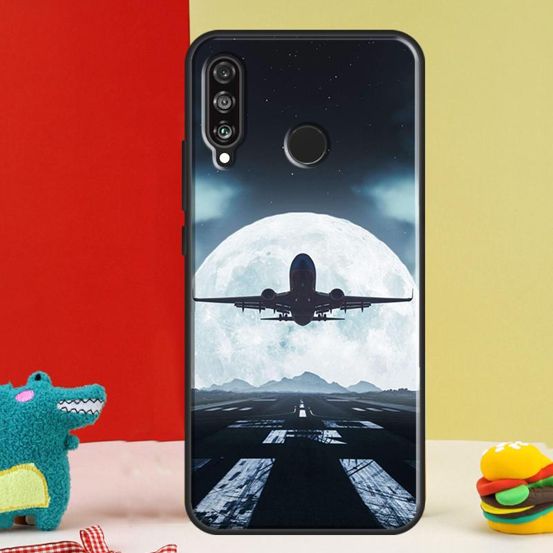 Flugzeug Flug Reisen Für Huawei Nova 12i 12s 11i 5T 9 10 SE Y91 Y90 Y60 Y70 Y72 Y61 P60 Pro P20 P40 P30 Lite Hülle