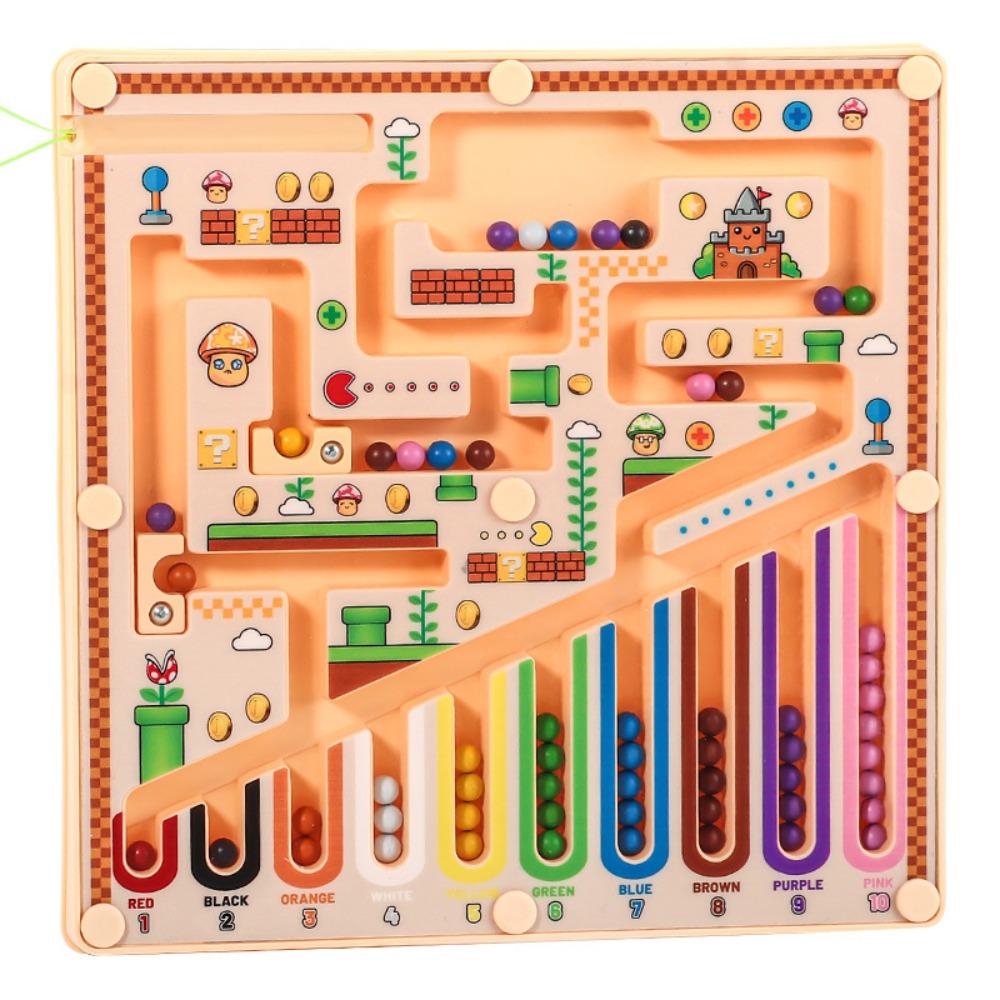 Colorful Children's Magnetic Maze Concentration Training Early Education Puzzle Toys
