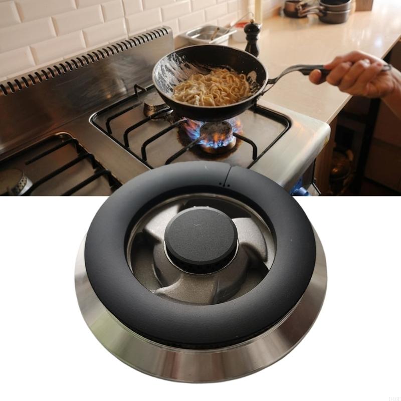B46E Flame Caps Cover Stove Lid Efficient Cooking Tool Stove Accessories Metal Texture Suitable for Efficient Kitchen Cooking