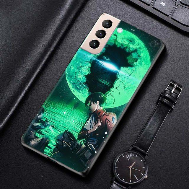 

Силиконовый чехол для Samsung Galaxy S22 S21 S20 Ultra Fe S10 S9 S8 Plus 4g 5g S10e S7 Edge Cover Attack On Titan Eren For Samsung S20FE 5G