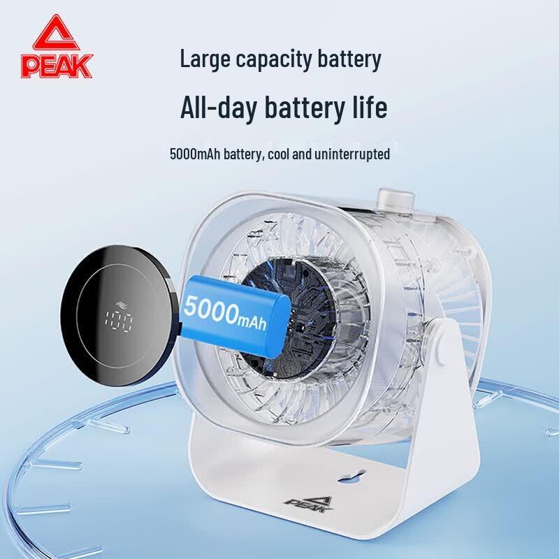 PEAK Mini USB Rechargeable Silent Desktop Fan